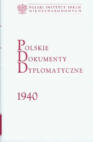 Książka - Polskie dokumenty dyplomatyczne 1940