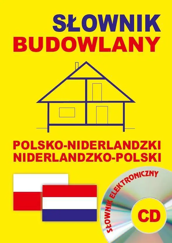 Książka - Słownik budowlany polsko-niderlandzki, niderlandzko-polski + CD