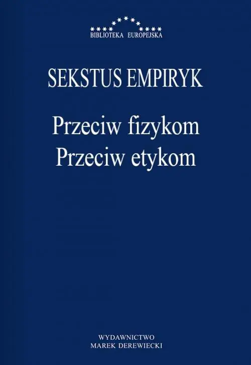 Książka - Przeciw Fizykom, Przeciw Etykom