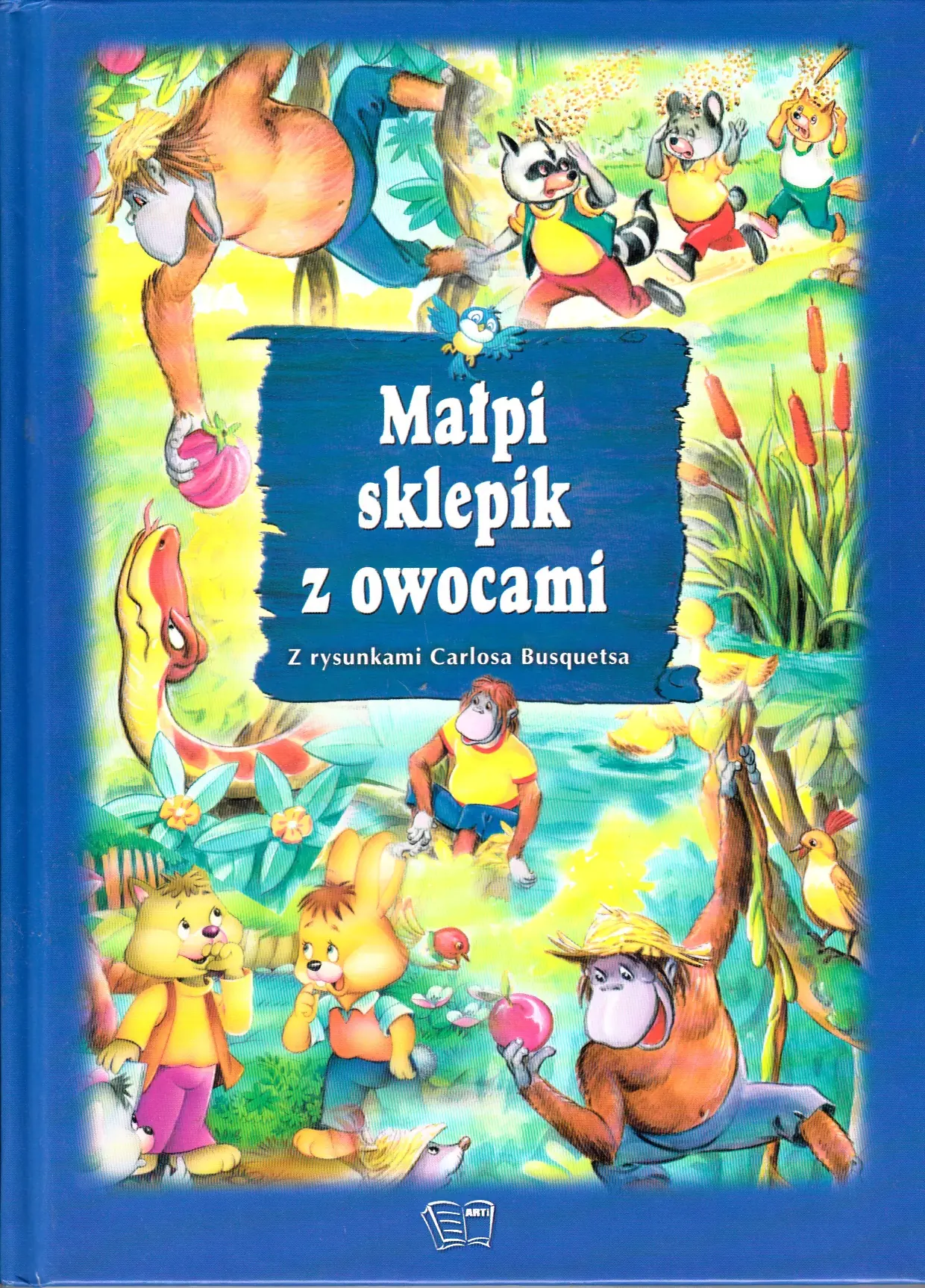 Książka - Małpi sklepik z owocami