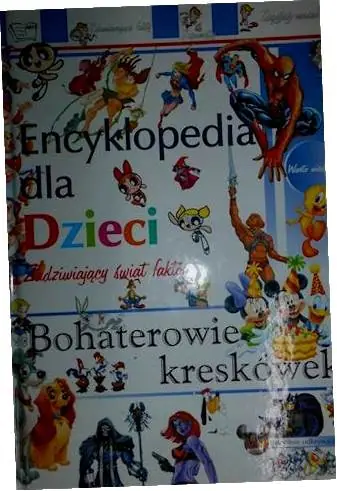 Książka - Bohaterowie kreskówek Encyklopedia dla dzieci