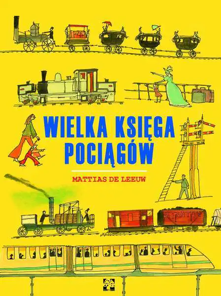 Książka - Wielka księga pociągów
