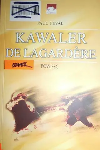 Książka - Kawaler de Lagardere