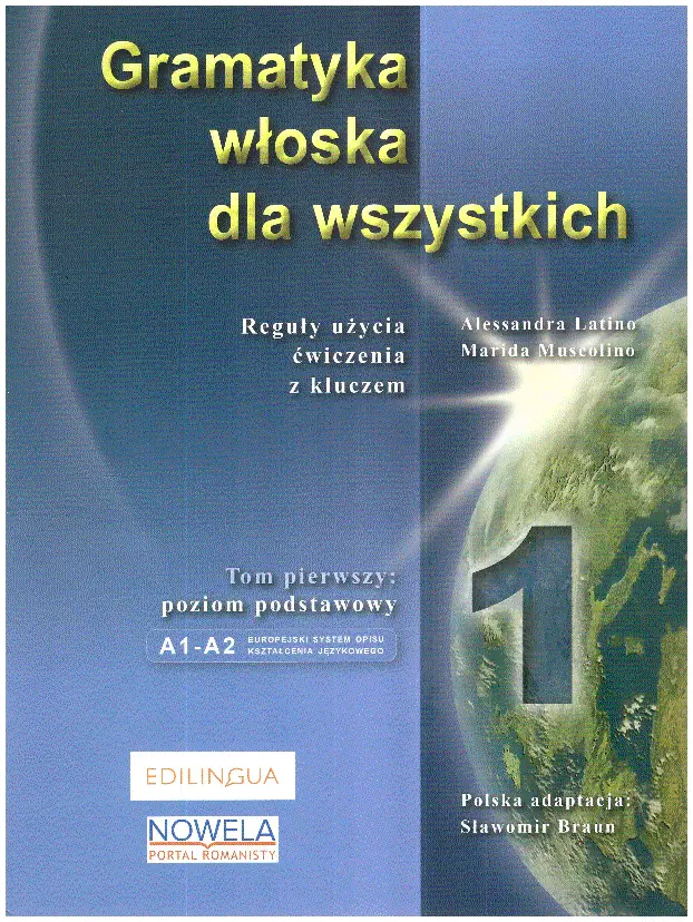 Książka - Gramatyka Włoska dla Wszystkich. Część 1
