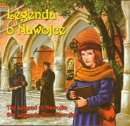Książka - Legenda o Nawojce wersja pol. ang. niem.