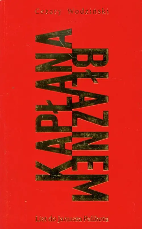 Książka - Kapłana błaznem. List do Janusza Palikota