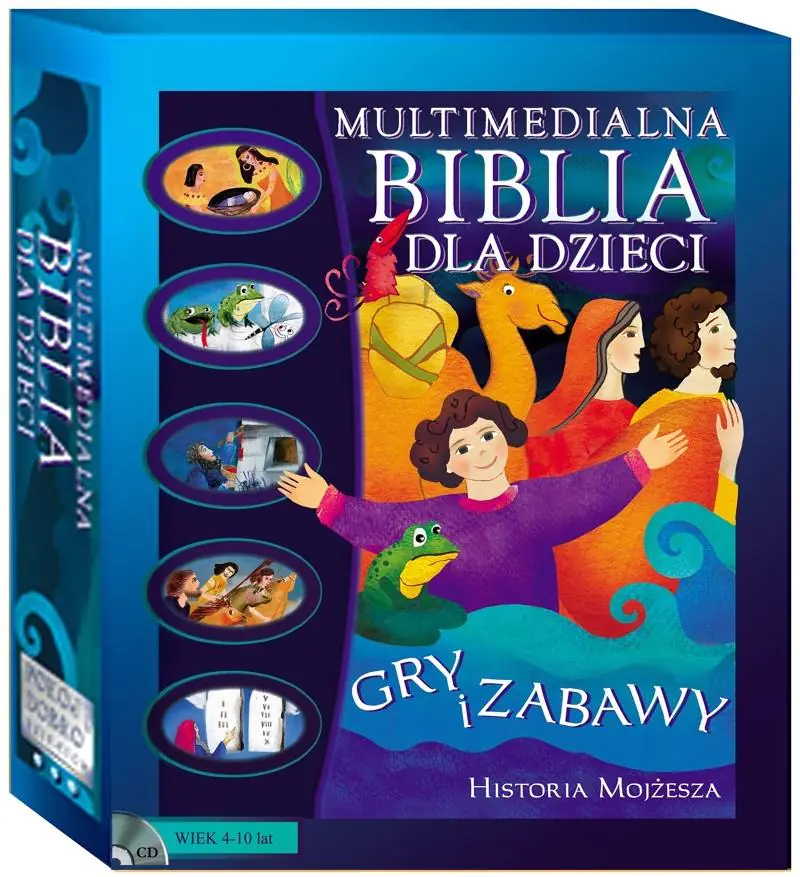 Książka - Multimedialna Biblia dla Dzieci. Historia Mojżesza