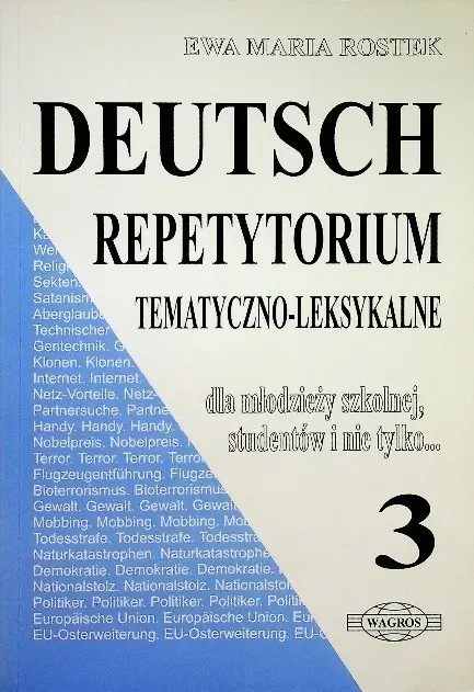 Książka - Deutsch Repetytorium tematyczno leksykalne Część III