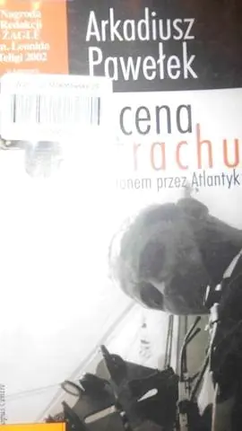 Książka - Cena strachu. Pontonem przez Atlantyk