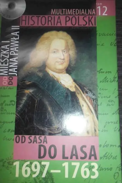 Książka - MULTIMEDIALNA HISTORIA POLSKI tom 12 z płytą CD Od Sasa do lasa 1697-1763