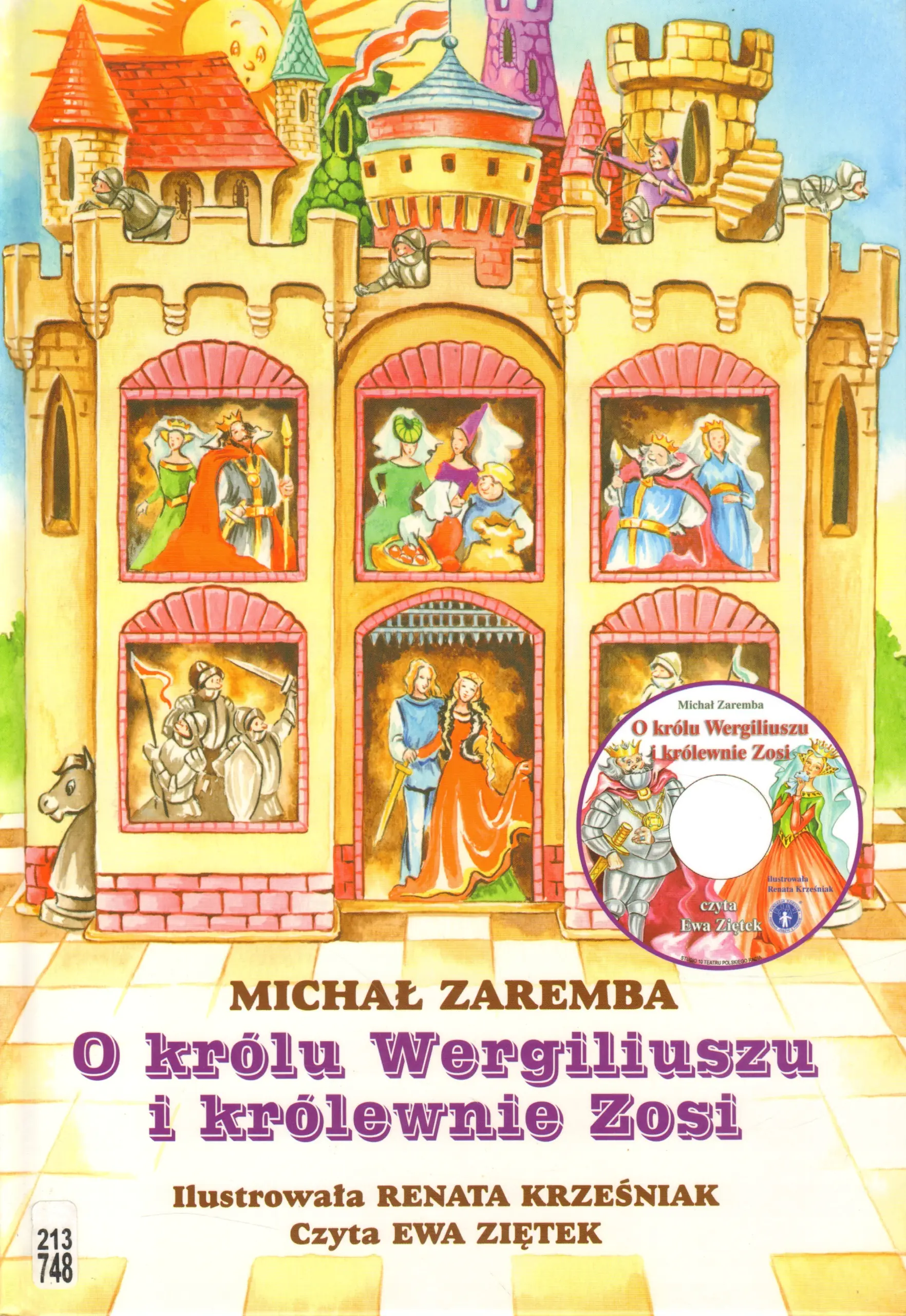 Książka - O królu wergiliuszu I królewnie zosi + CD tw