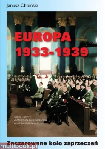 Książka - Europa 1933-1939