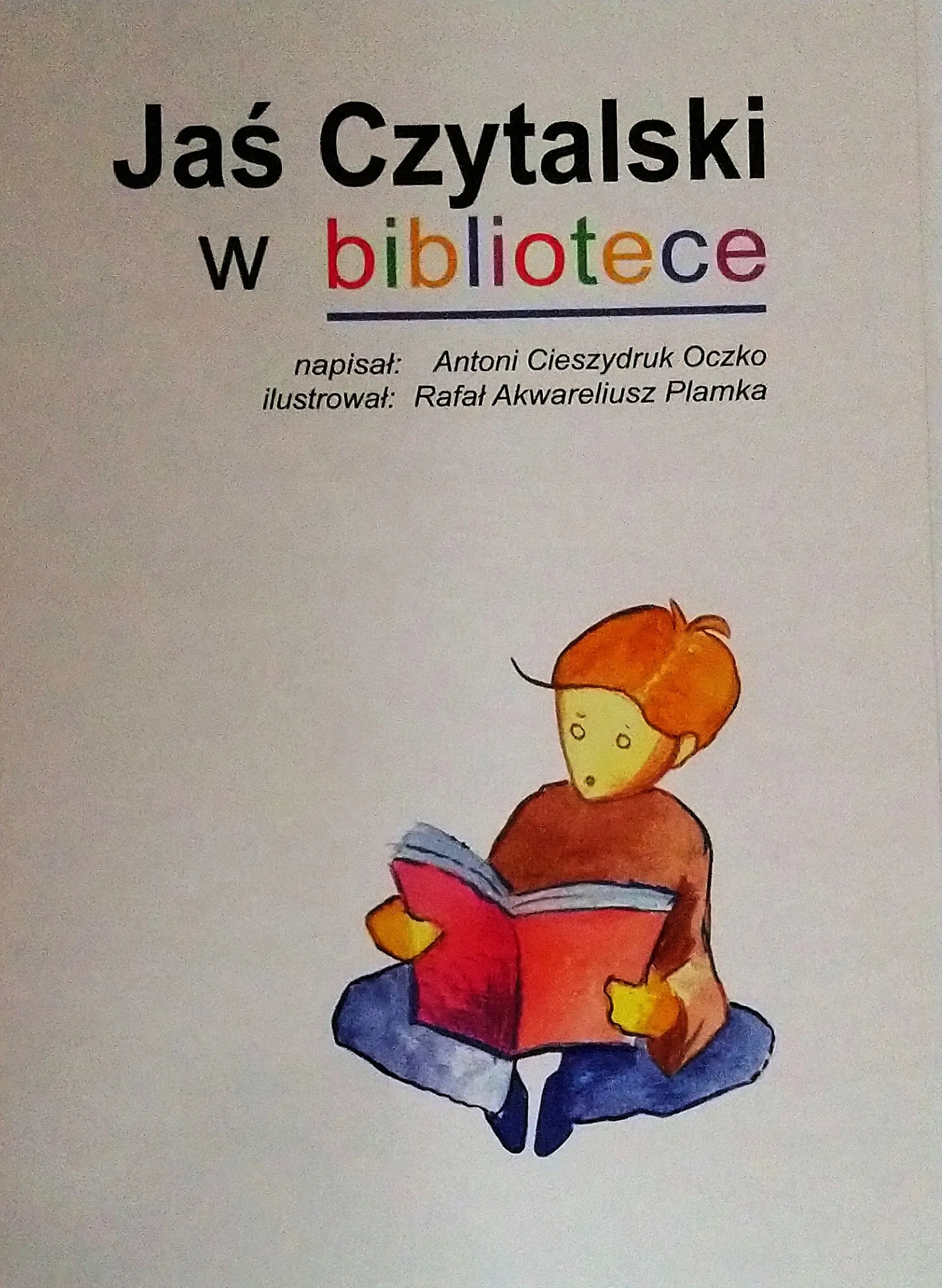 Książka - Jaś Czytalski w bibliotece - Antoni Cieszydruk Oczko - 