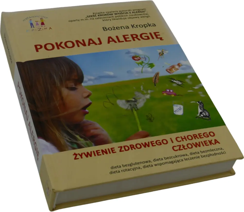 Książka - Pokonaj alergię. Żywienie zdrowego i chorego człowieka.