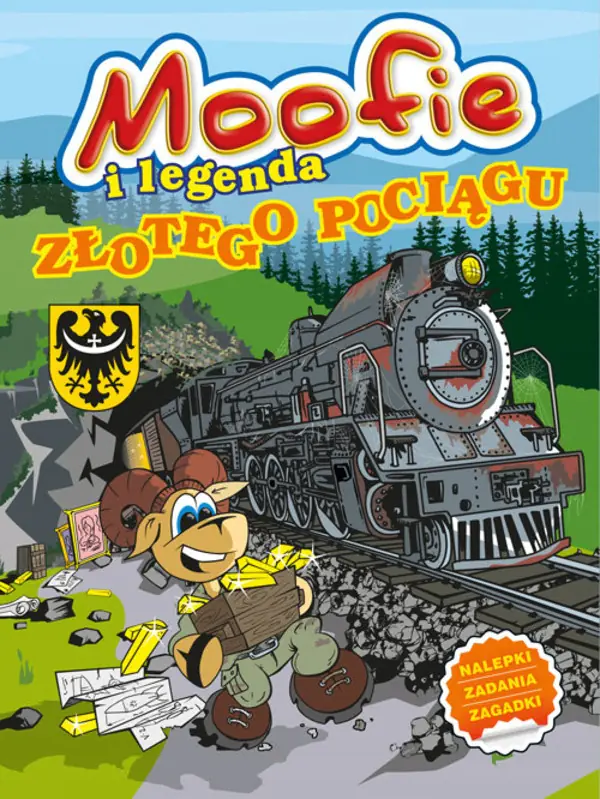 Książka - Moofie i legenda Złotego Pociągu