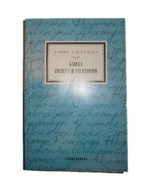 Książka - Księga zmarłych filozofów