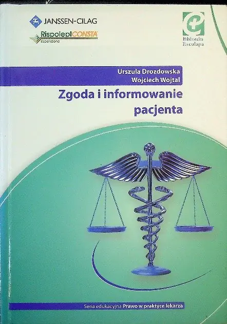 Książka - ZGODA I INFORMOWANIE PACJENTA