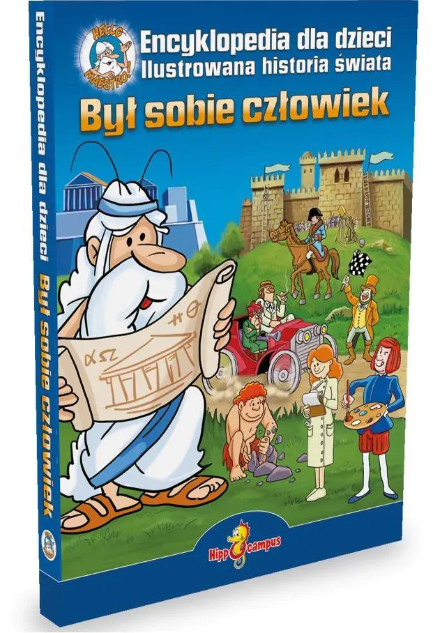 Książka - Był sobie człowiek. Encyklopedia dla dzieci + DVD