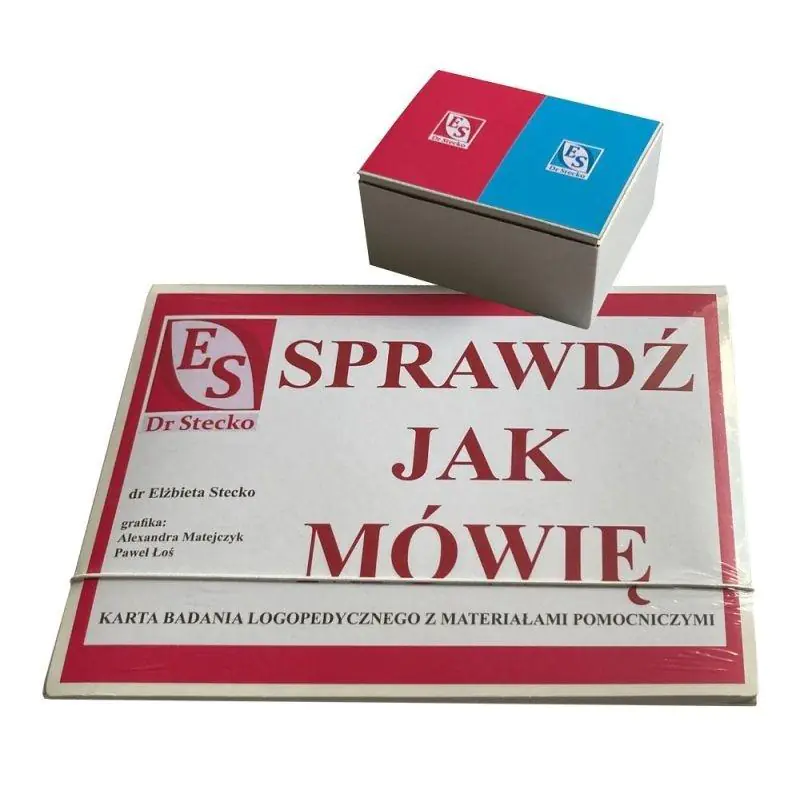 Książka - Sprawdź jak mówię. Karta badania logopedycznego...