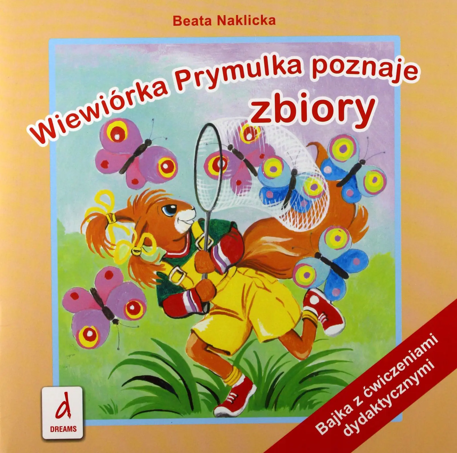 Książka - Wiewiórka Prymulka poznaje zbiory. Bajka z ćwiczeniami dydaktycznymi