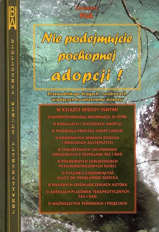 Książka - Nie podejmujcie pochopnej adopcji