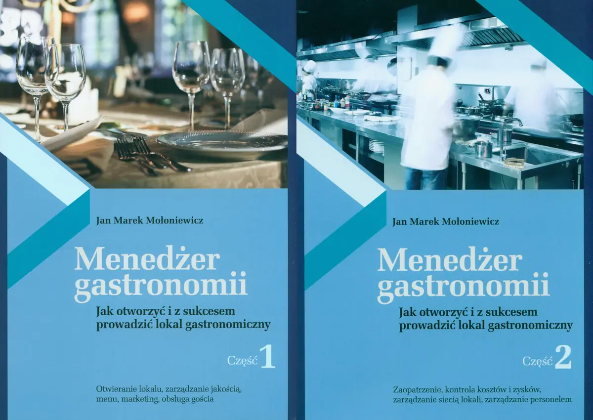Książka - Menedżer gastronomii. Część 1 i 2