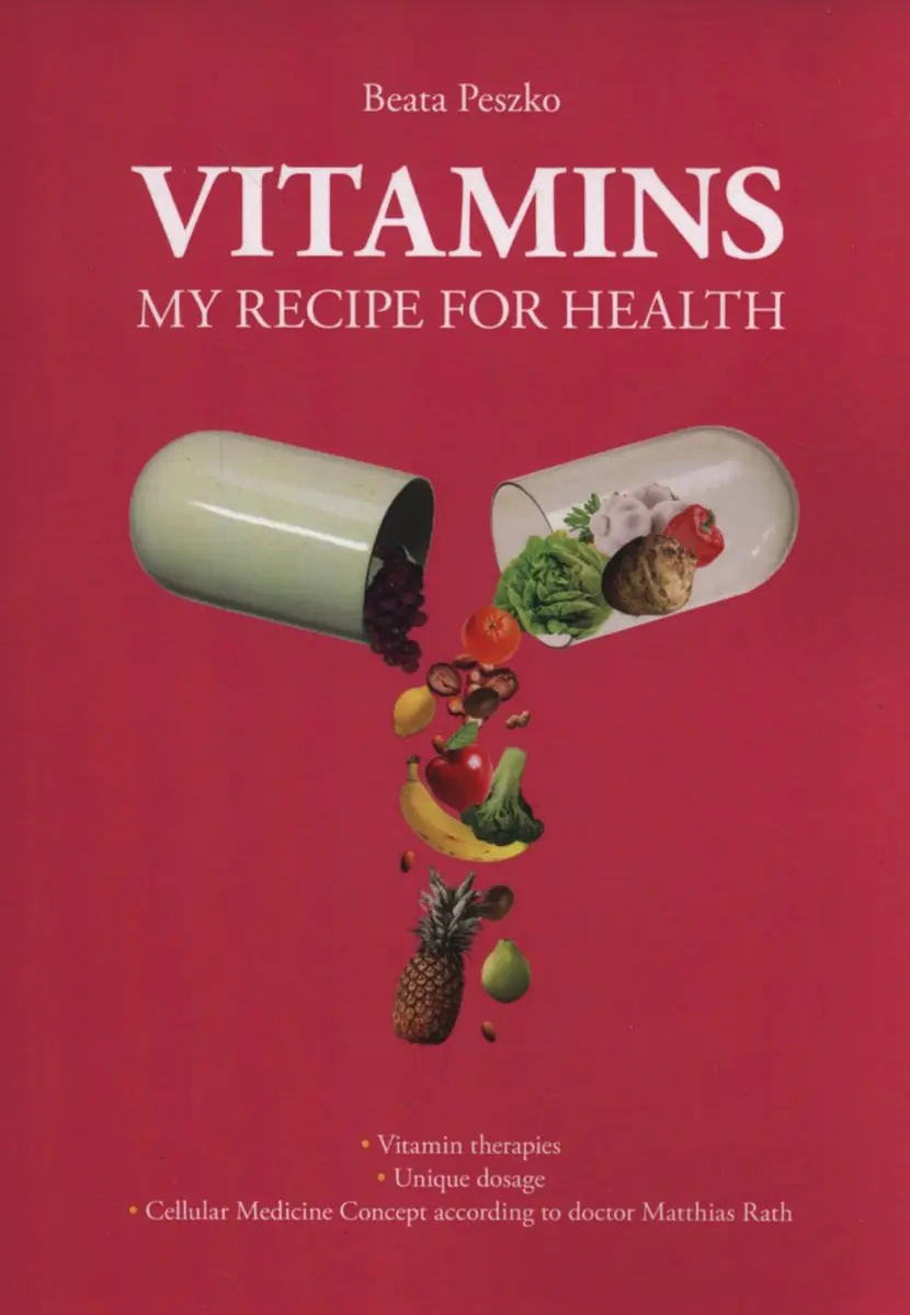 Książka - Vitamins my recipe for health