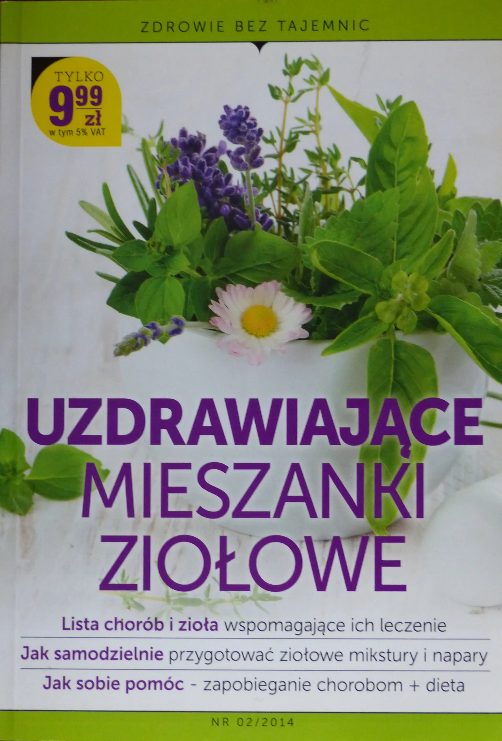 Książka - Uzdrawiajace mieszanki ziołowe
