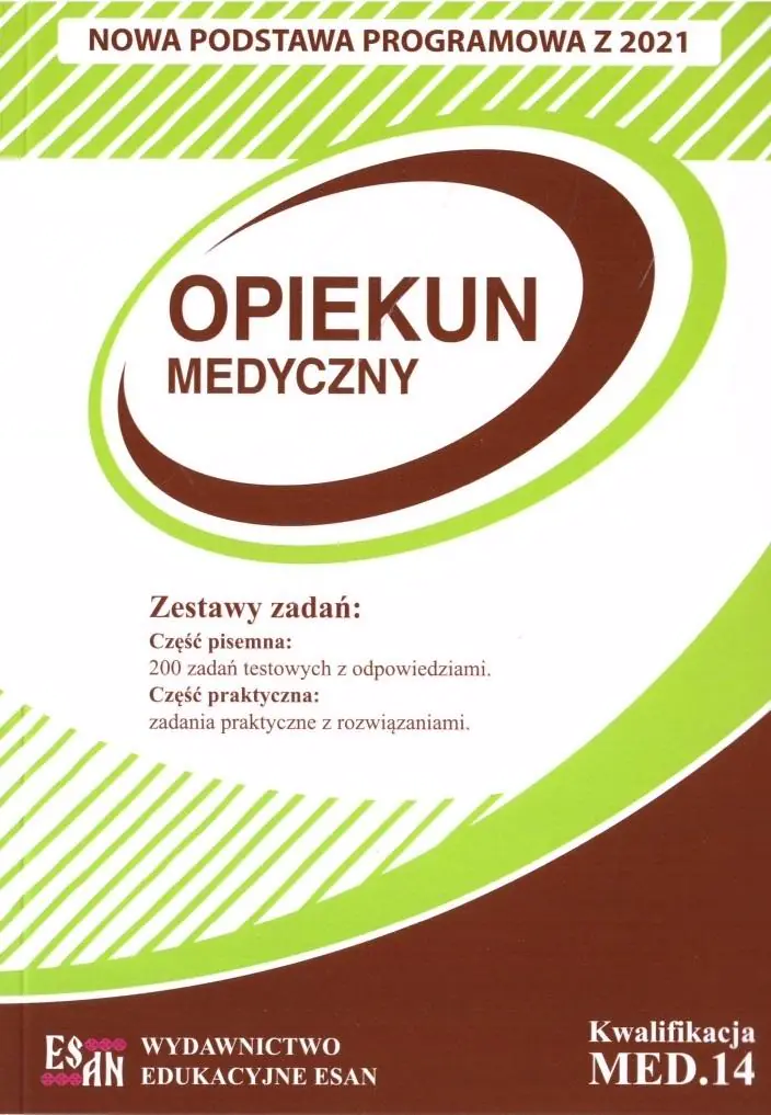 Książka - Egzamin zawodowy. Opiekun medyczny kw. MED.14
