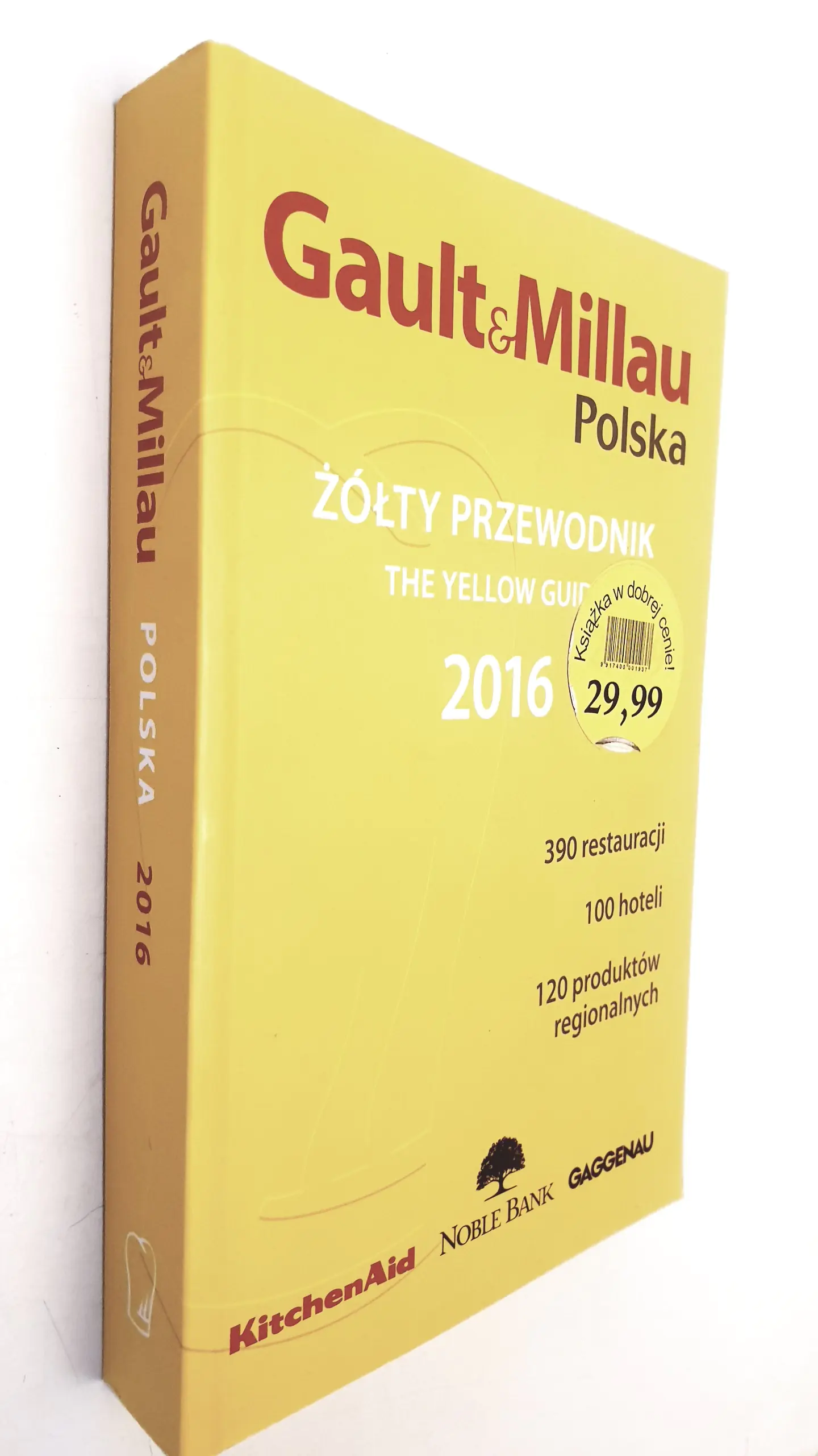 Książka - Gault&Millau. Polska. Żółty przewodnik 2016