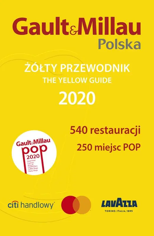 Książka - Żółty Przewodnik Gault&Millau Polska 2020