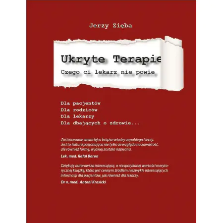 Książka - Ukryte terapie