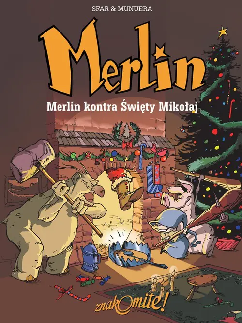 Książka - Merlin kontra Święty Mikołaj. Merlin. Tom 2
