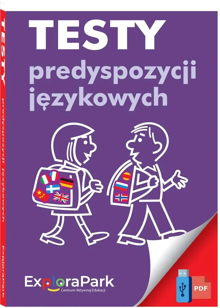 Książka - Testy predyspozycji językowych pendrive