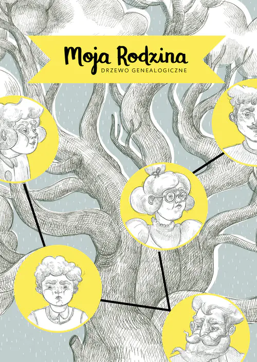 Książka - Moja rodzina. Drzewo genealogiczne
