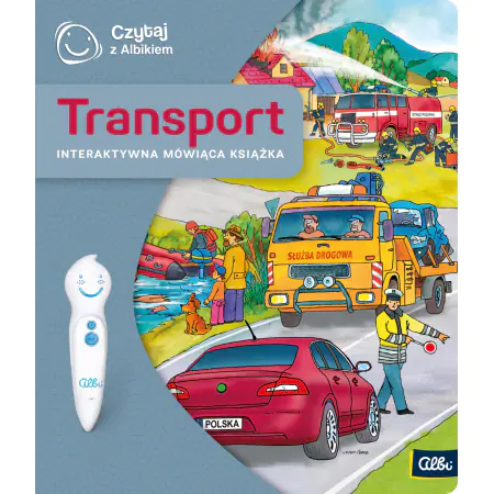 Książka - Czytaj z Albikiem, Transport, interaktywna mówiąca książka