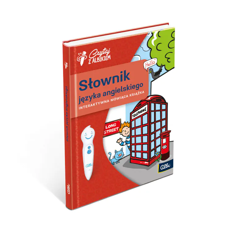Książka - Czytaj z Albikiem, Słownik języka angielskiego, interaktywna mówiąca książka