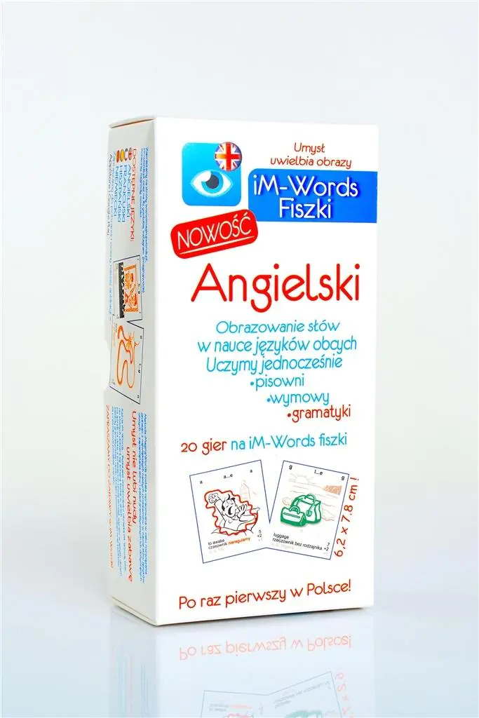 Książka - Angielski. iM-Words. Fiszki