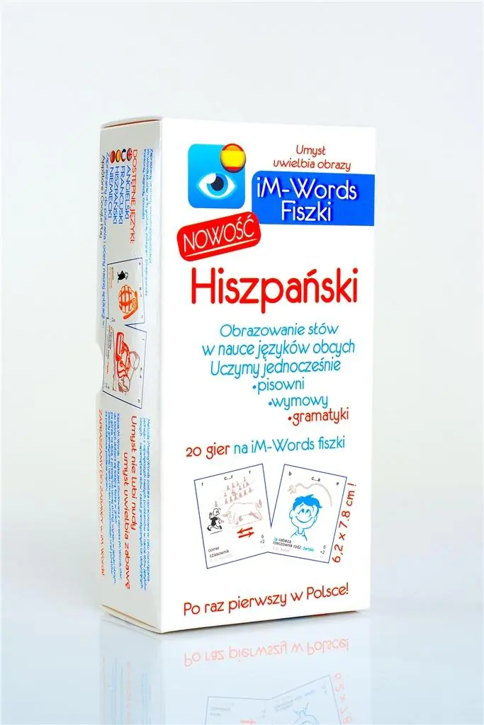 Książka - Hiszpański. iM-Words. Fiszki
