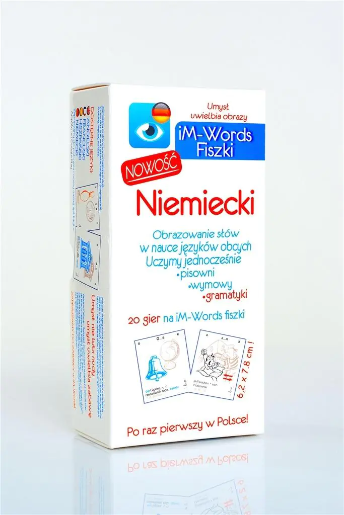Książka - Niemiecki. iM-Words. Fiszki