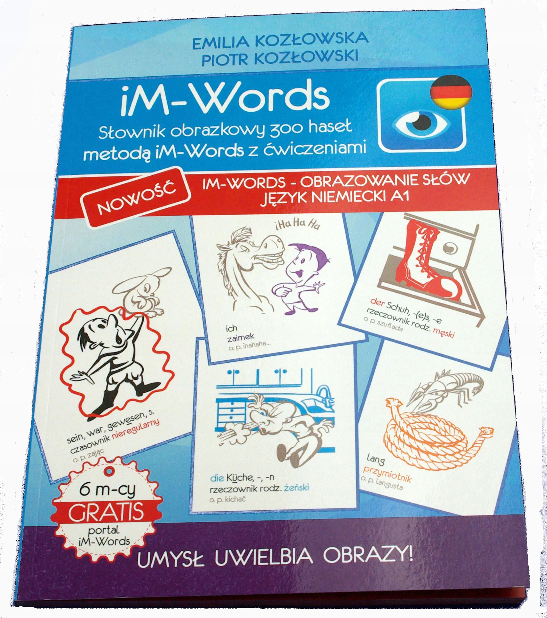 Książka - Słownik obrazkowy polsko-niemiecki 300 haseł z ćw.