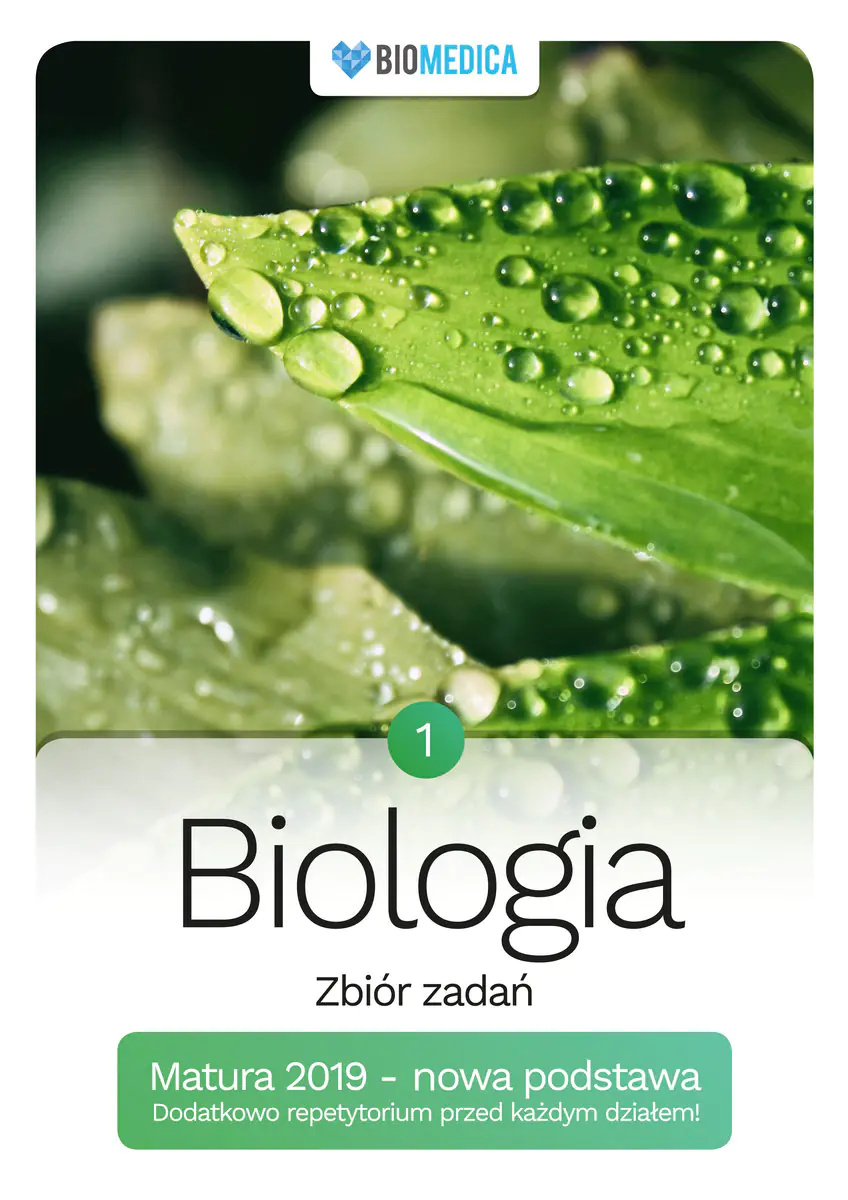 Książka - Biologia. Zbiór zadań. Matura 2019. Tom 1. Liceum