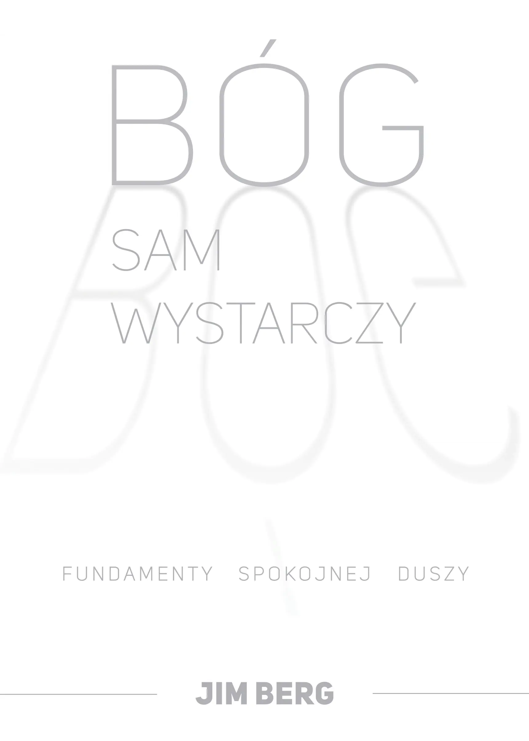 Książka - Bóg sam wystarczy