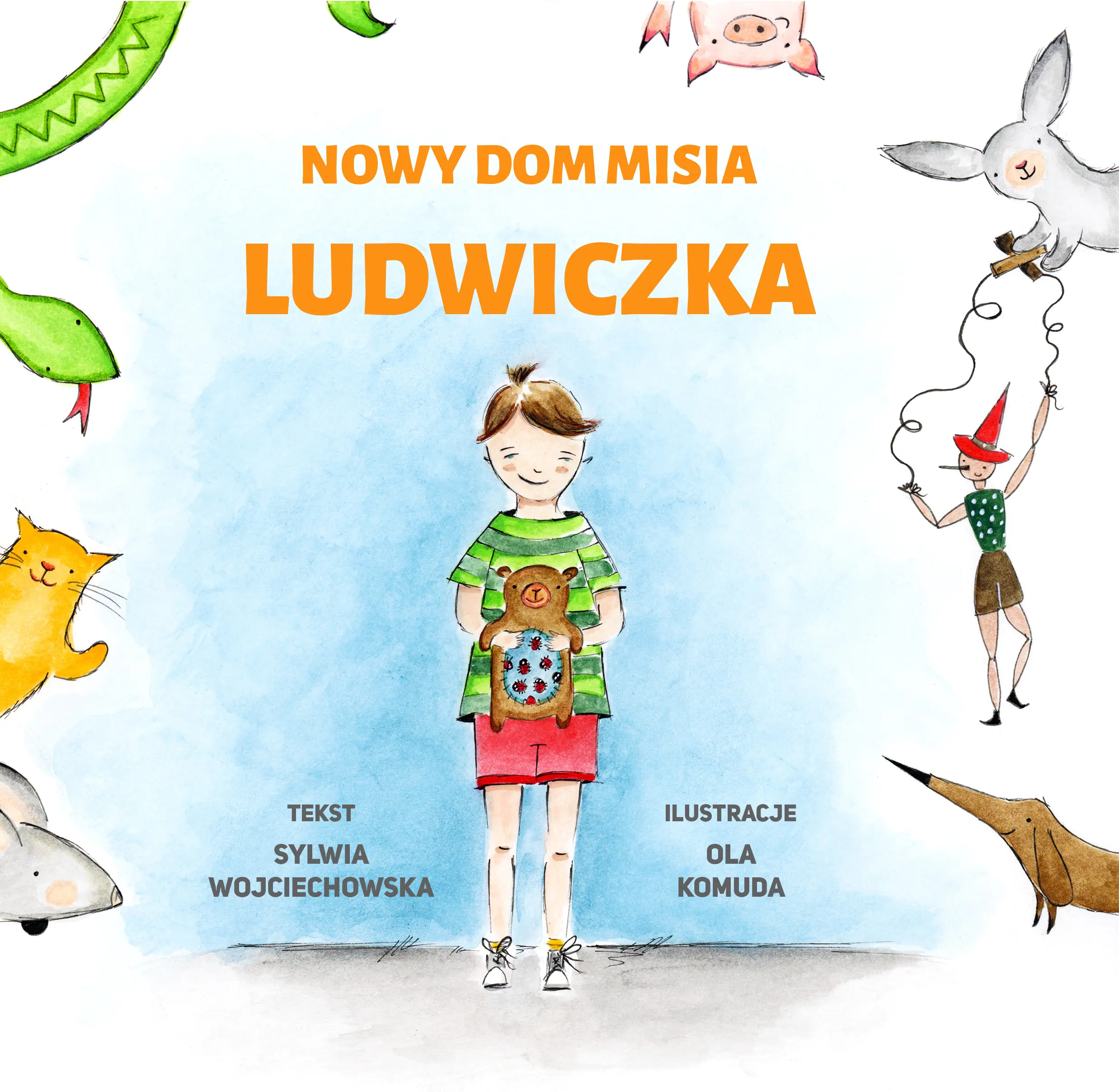 Książka - Nowy dom misia Ludwiczka