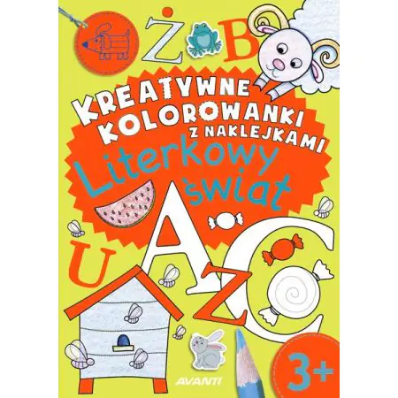 Książka - Kreatywne kolorowanki. Literkowy świat