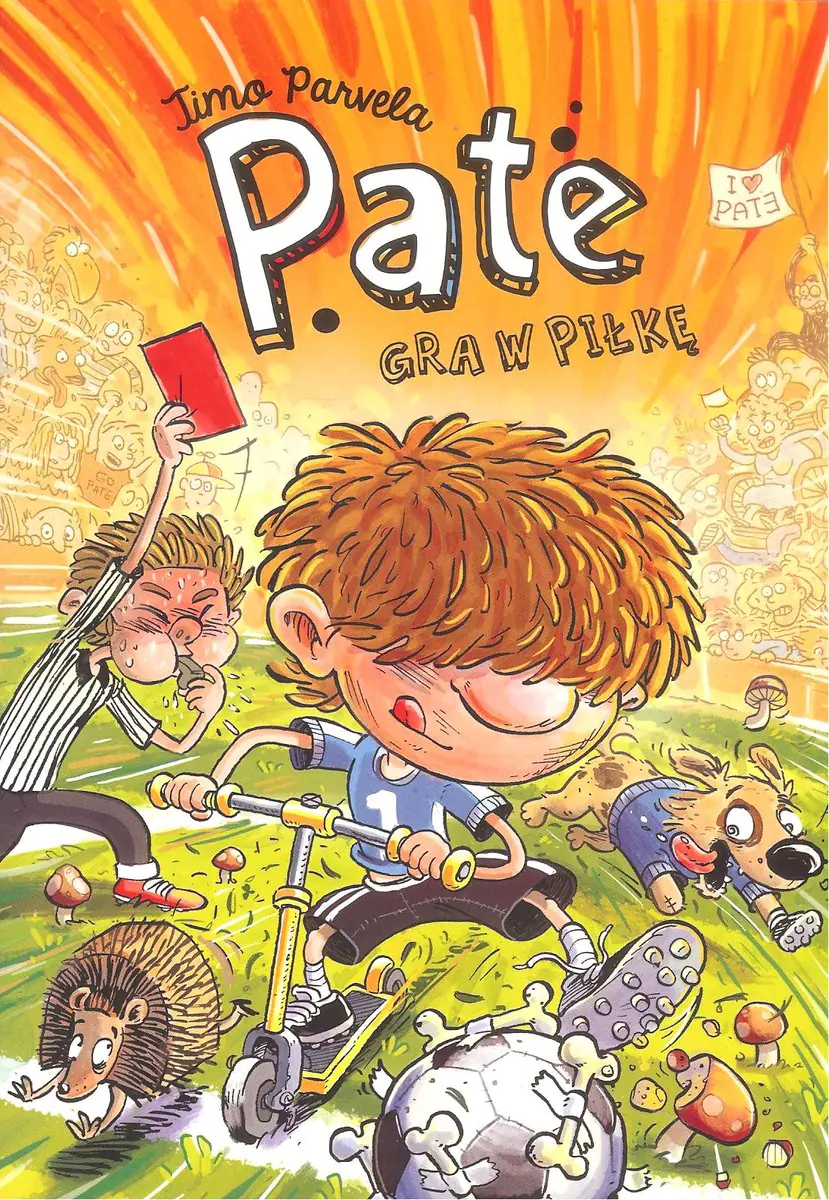 Książka - Pate gra w piłkę