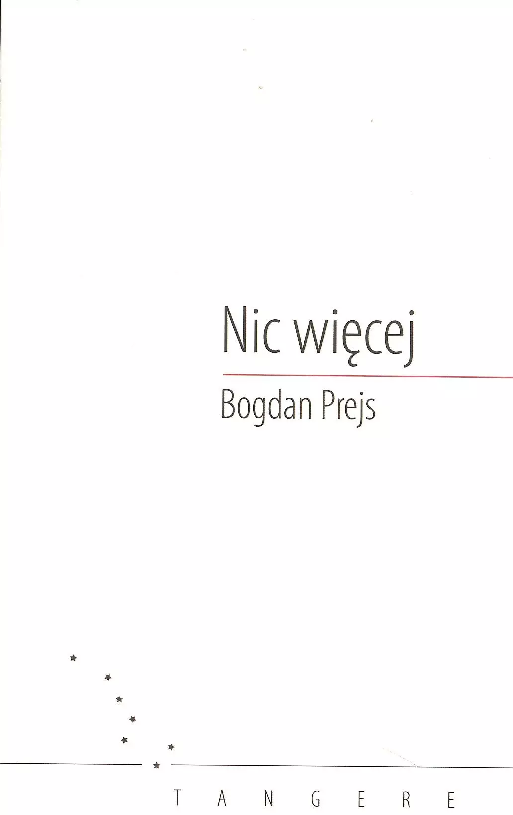Książka - Nic więcej
