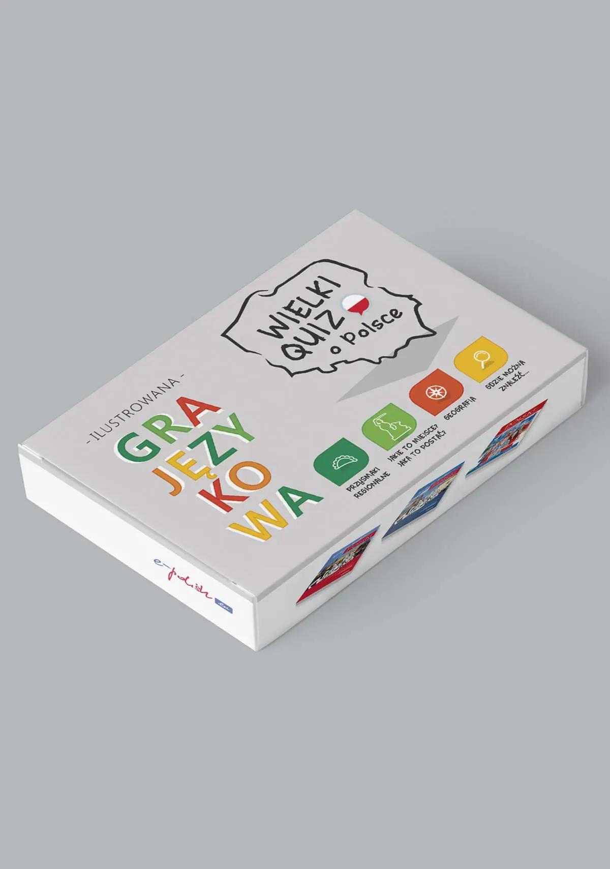 Książka - Wielki Quiz o Polsce, gra językowa, Glossa