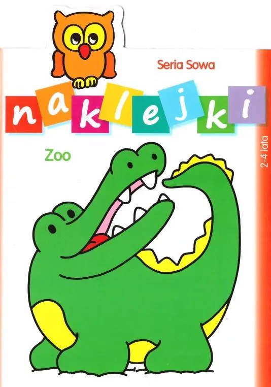 Książka - Seria Sowa. Naklejki. Zoo