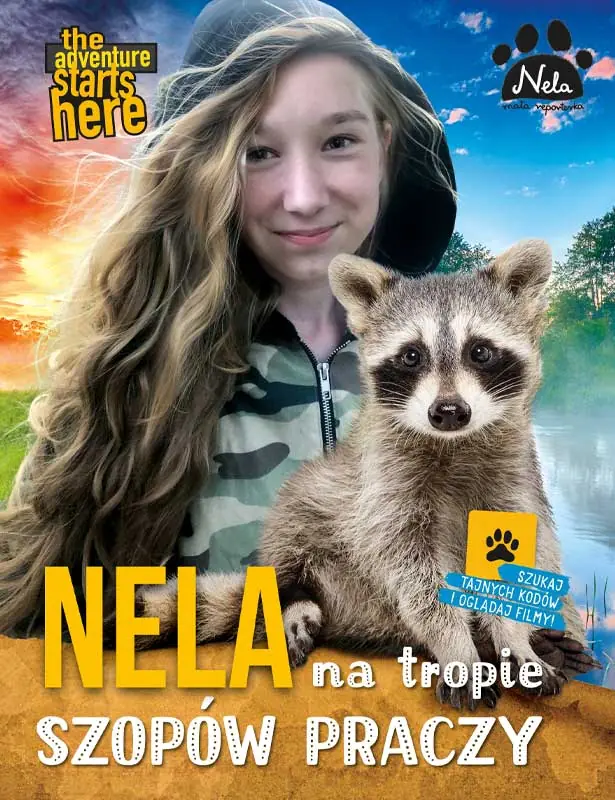 Książka - Nela na tropie szopów praczy